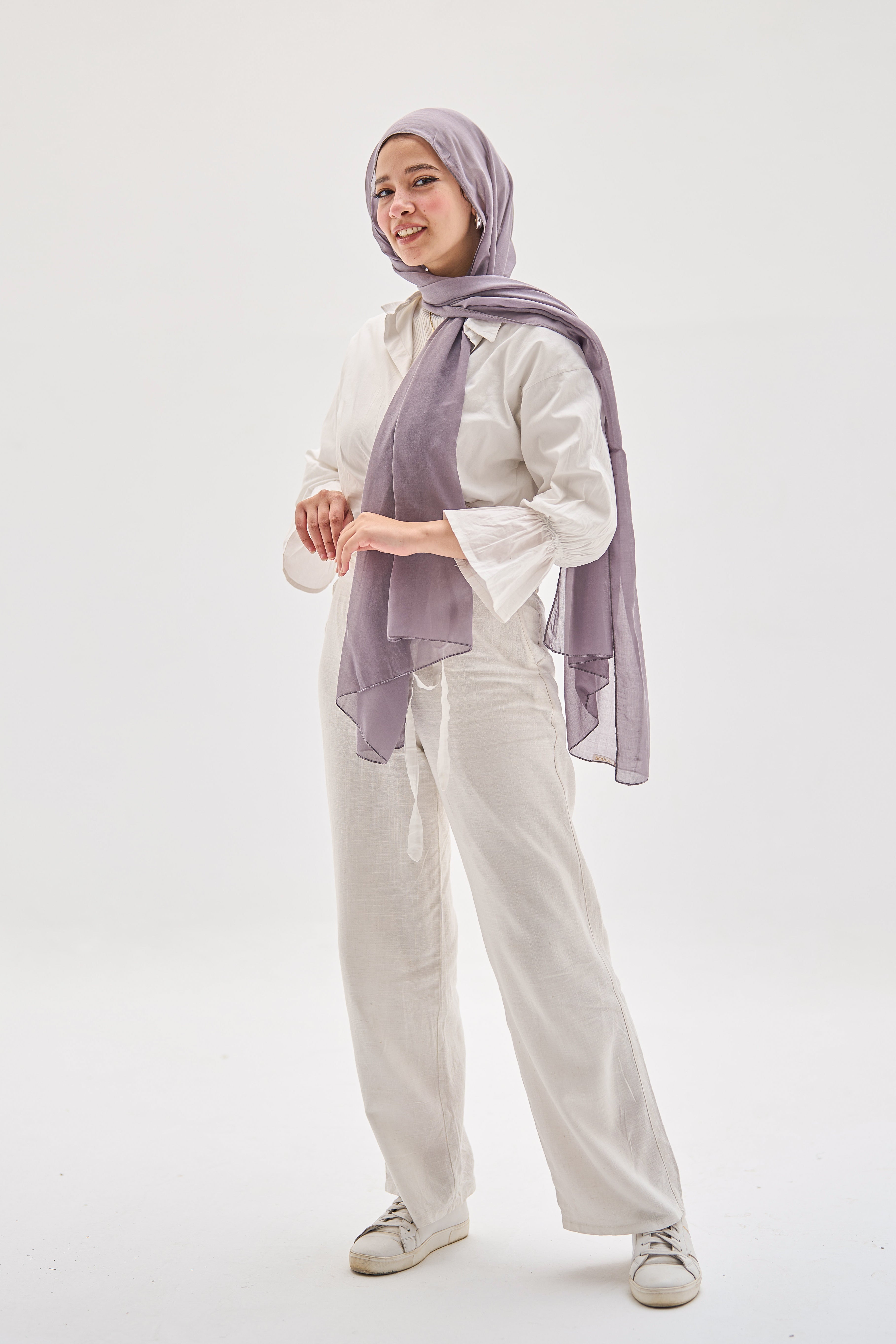 Violet Elegance Hijab