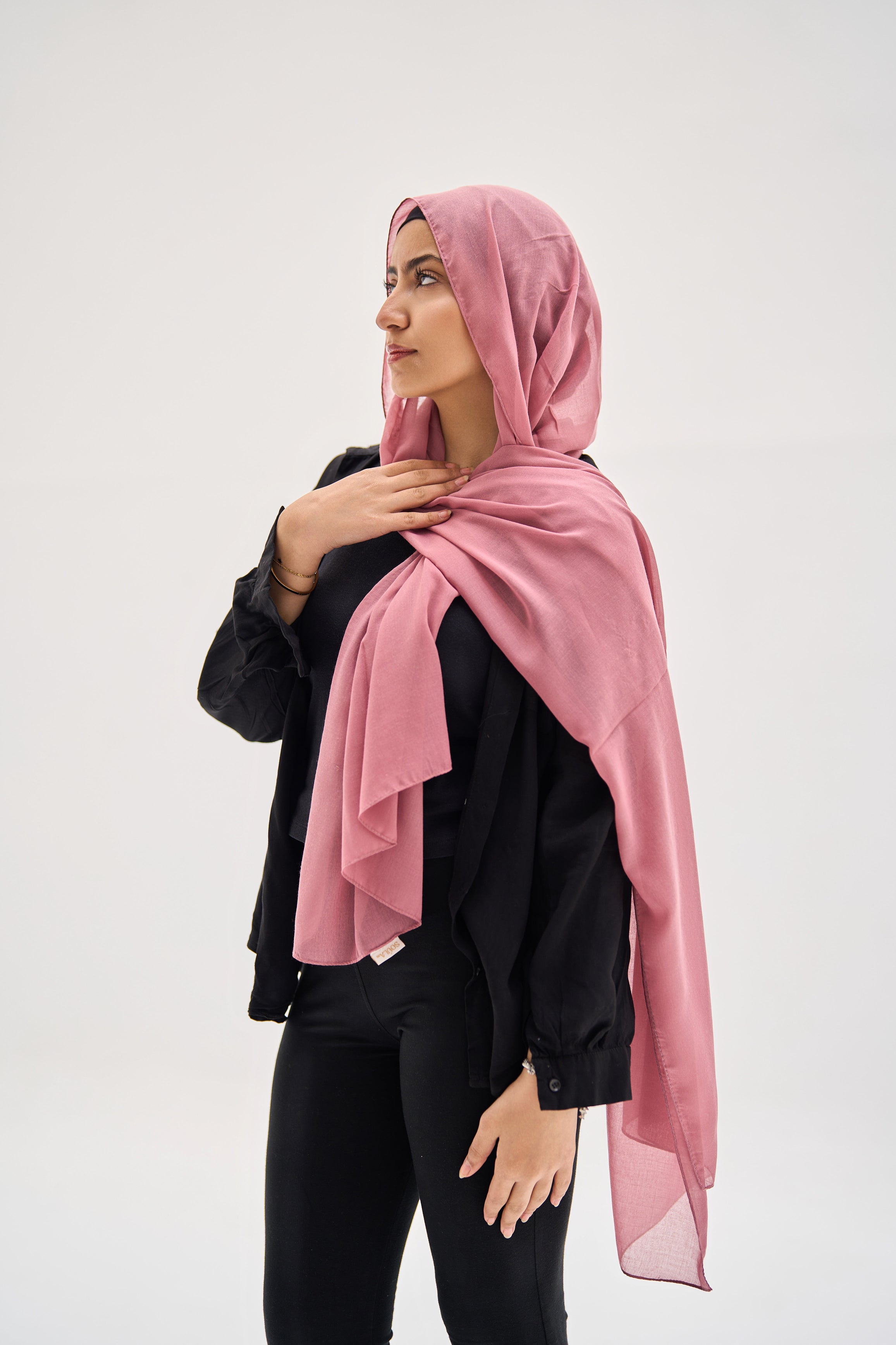 Rose Cotton Hijab