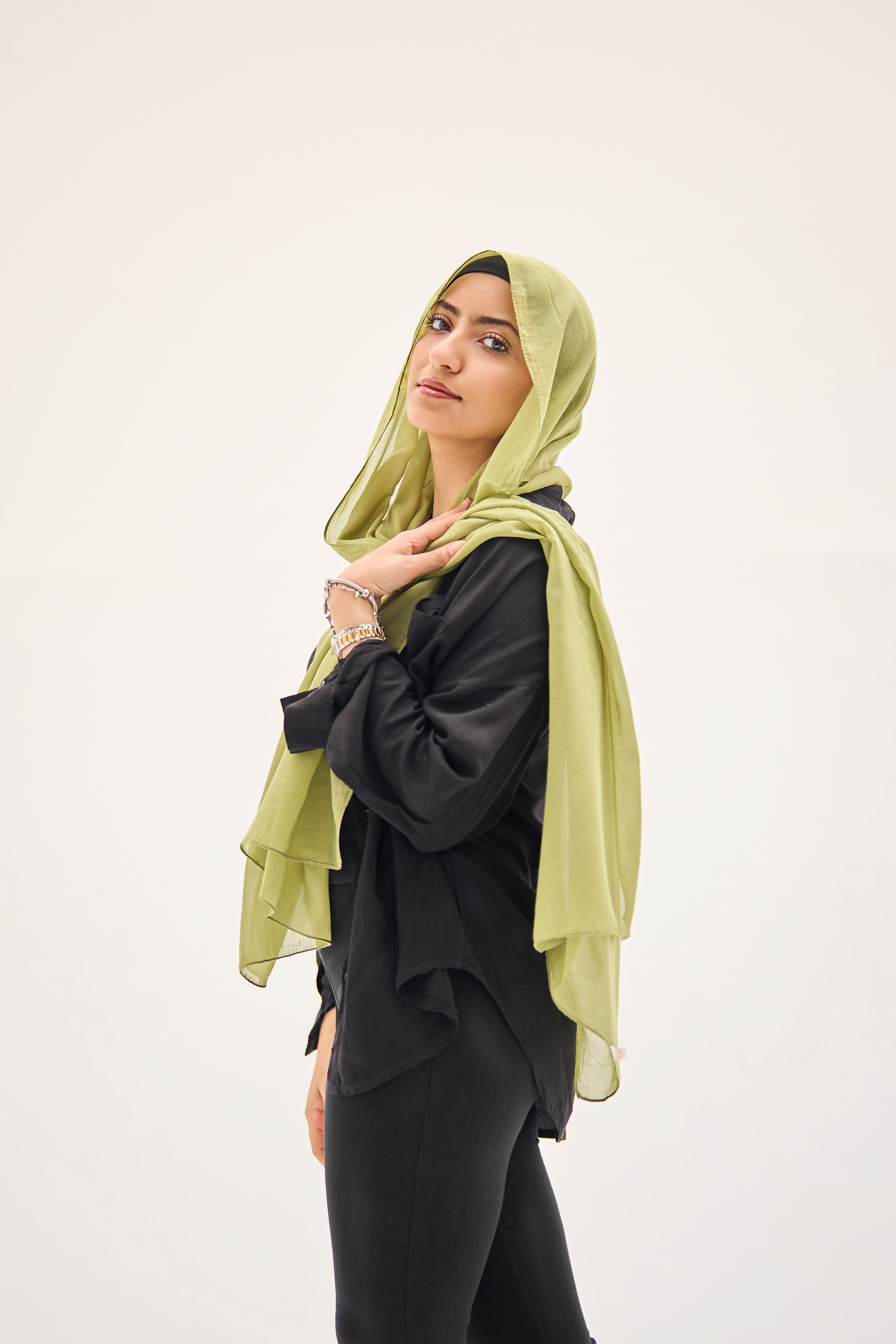 Forest Envy Cotton Hijab