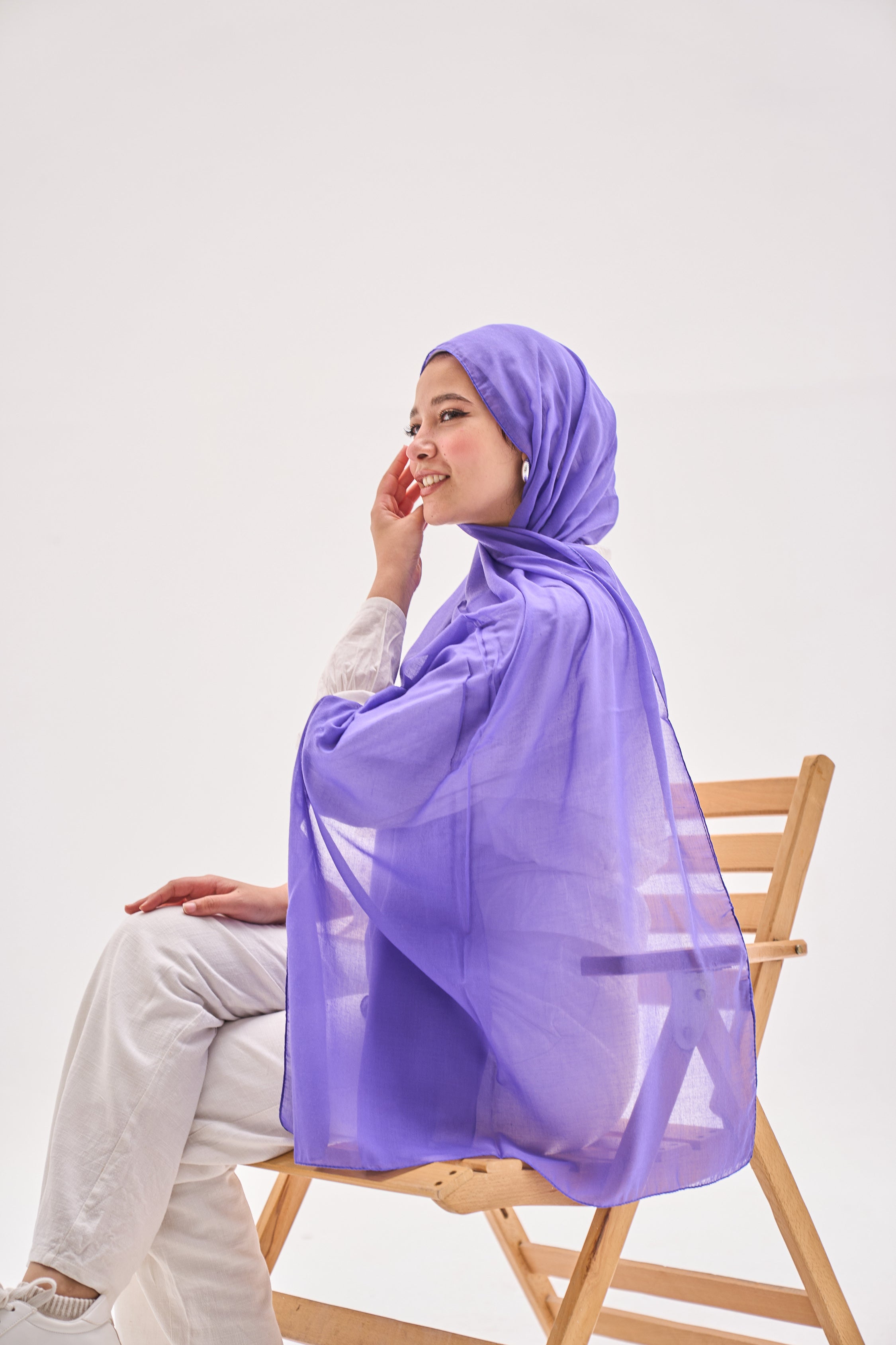 Purple Elegance Hijab