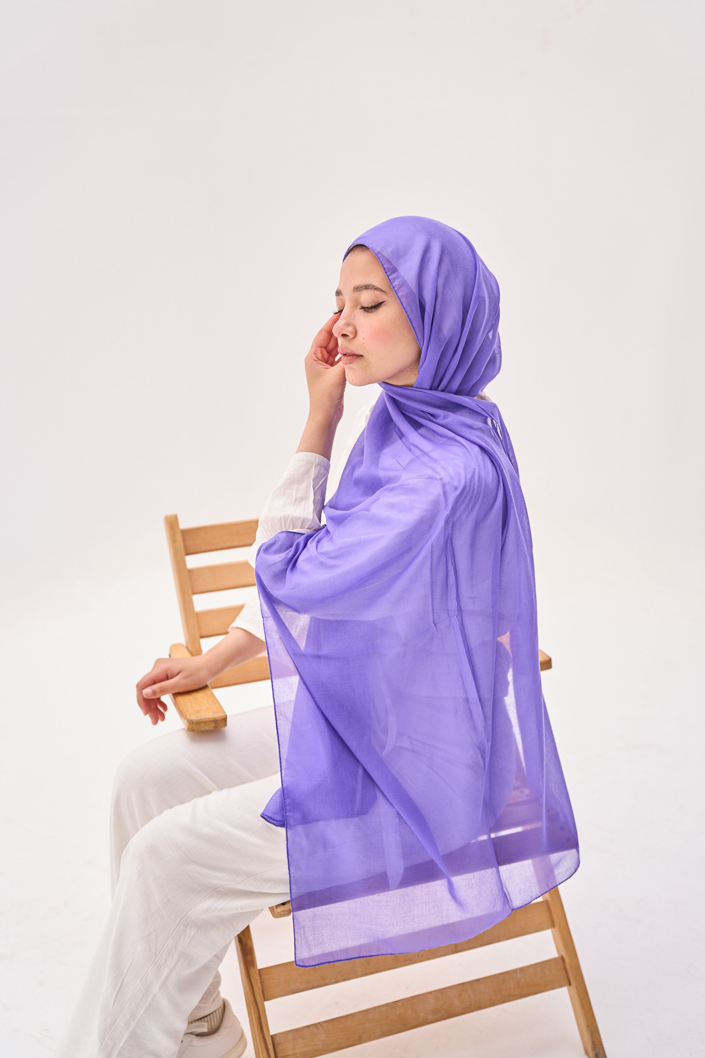 Purple Elegance Hijab