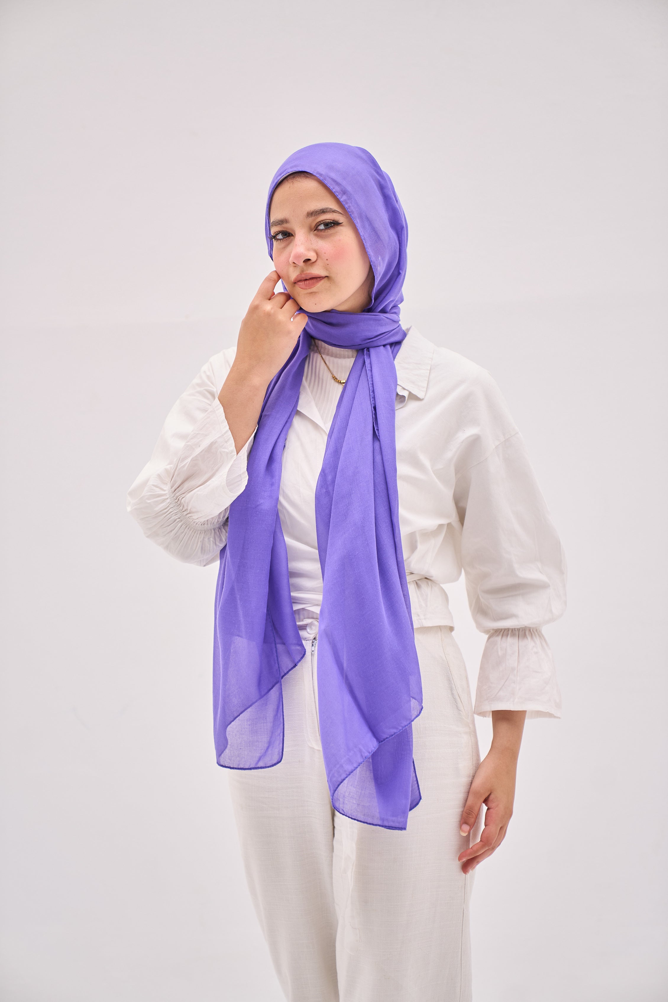 Purple Elegance Hijab