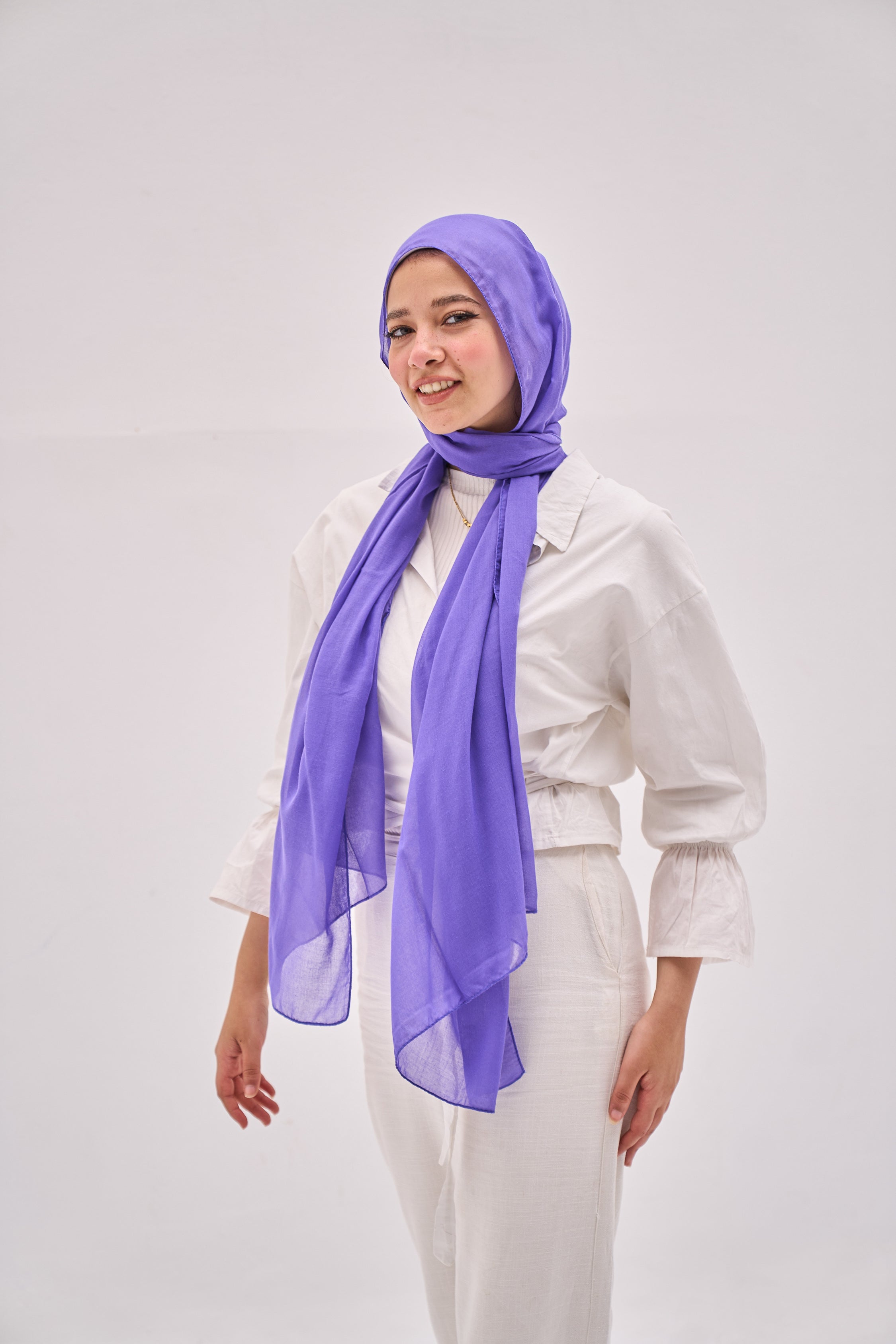 Purple Elegance Hijab