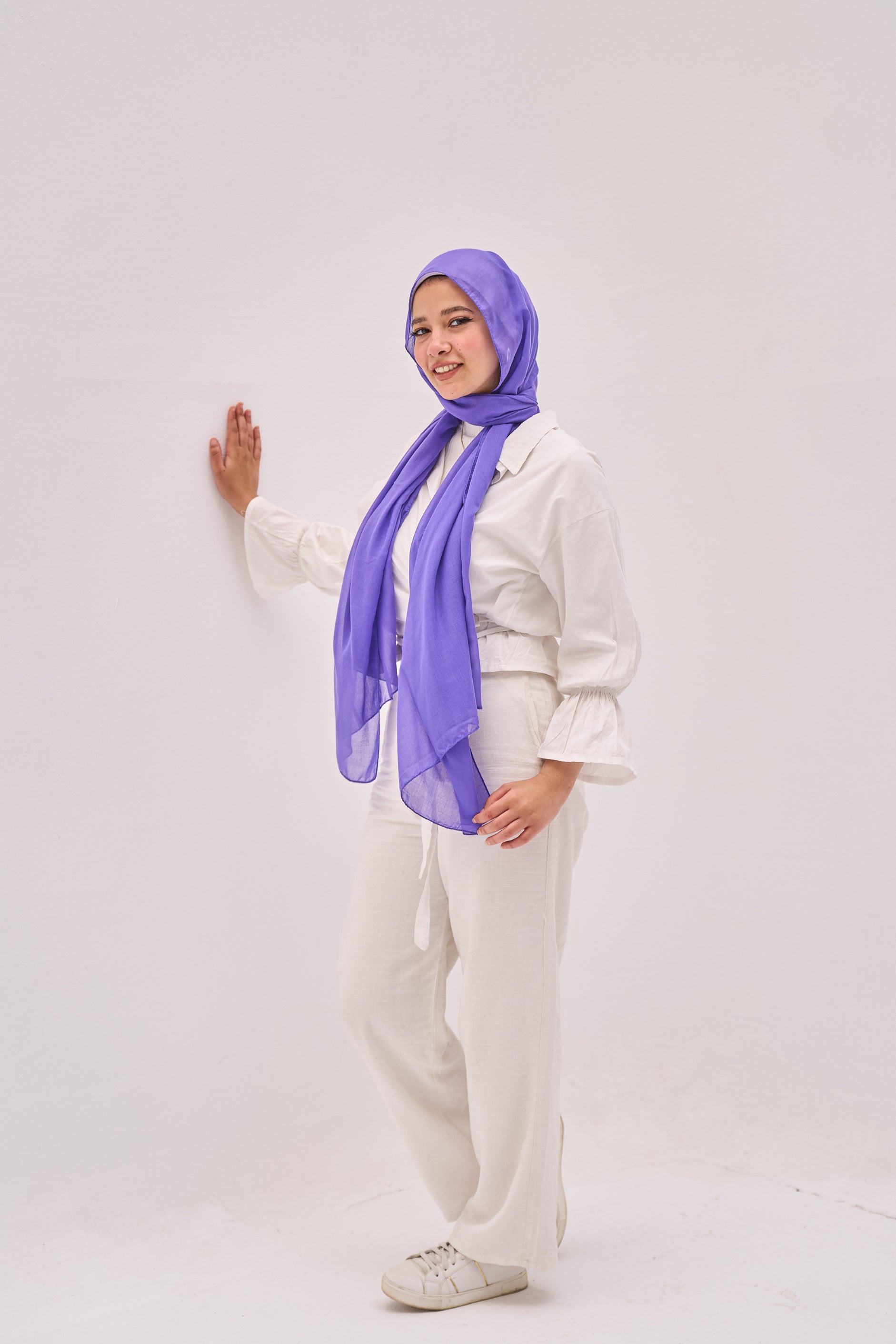 Purple Elegance Hijab