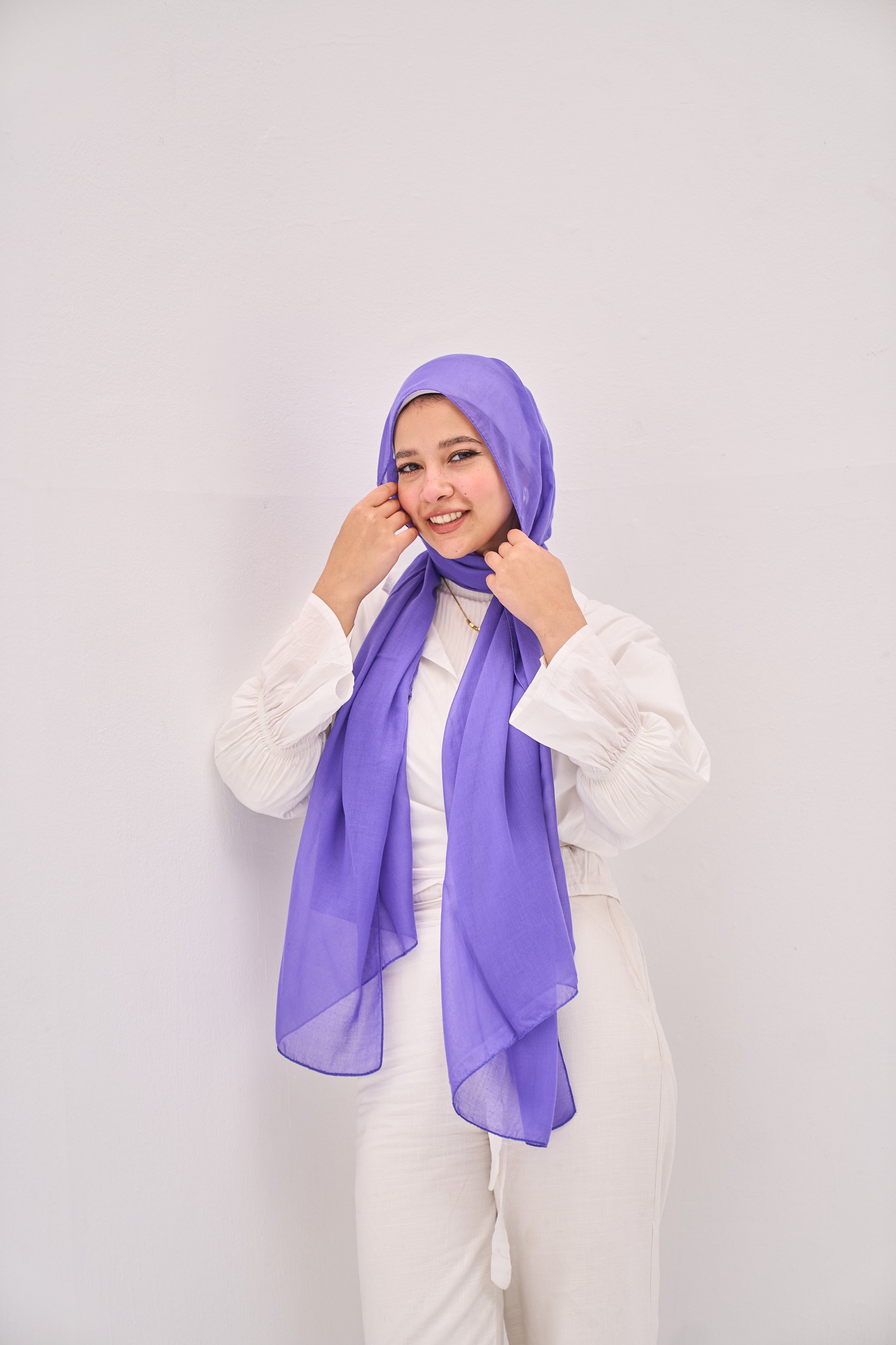 Purple Elegance Hijab