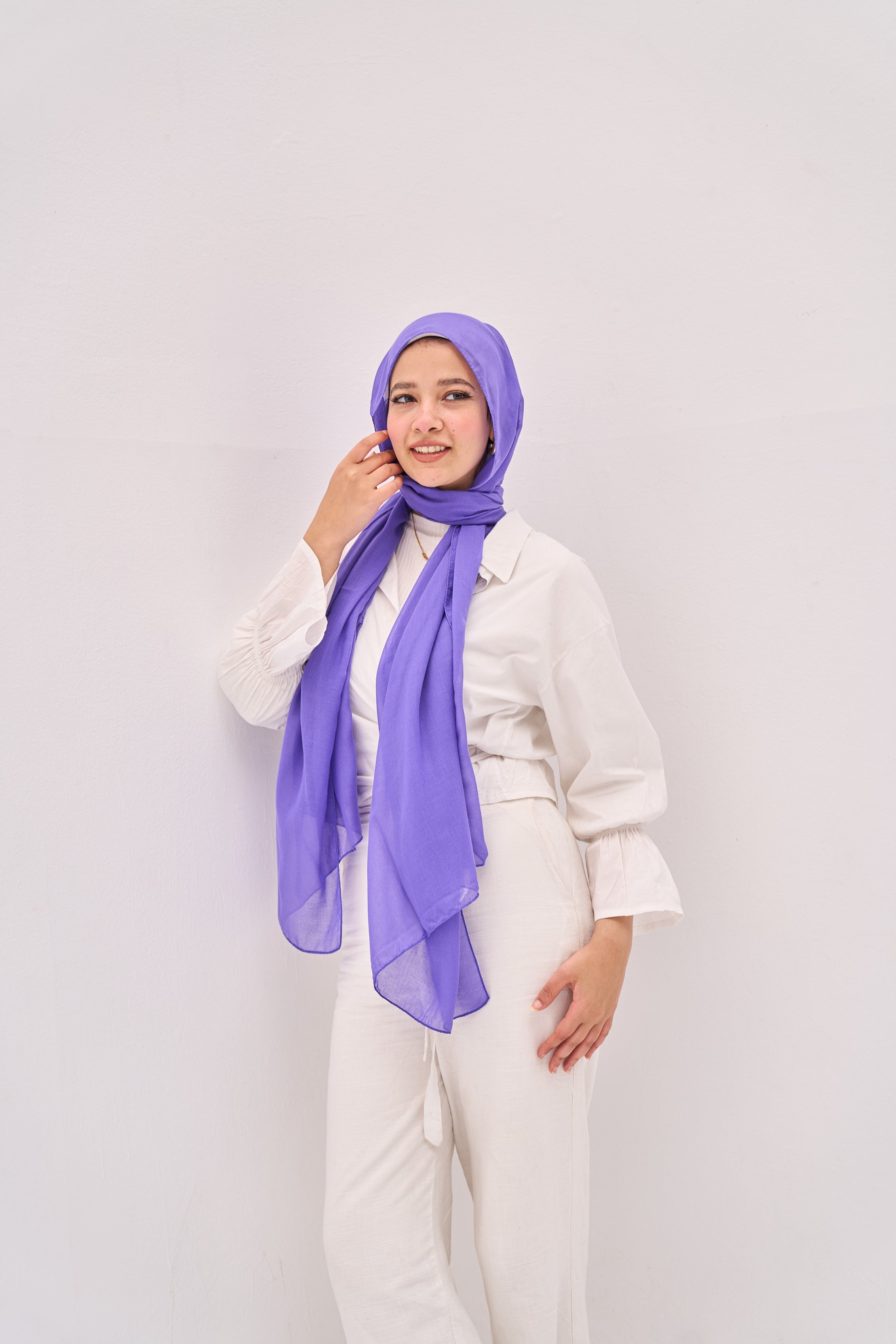 Purple Elegance Hijab