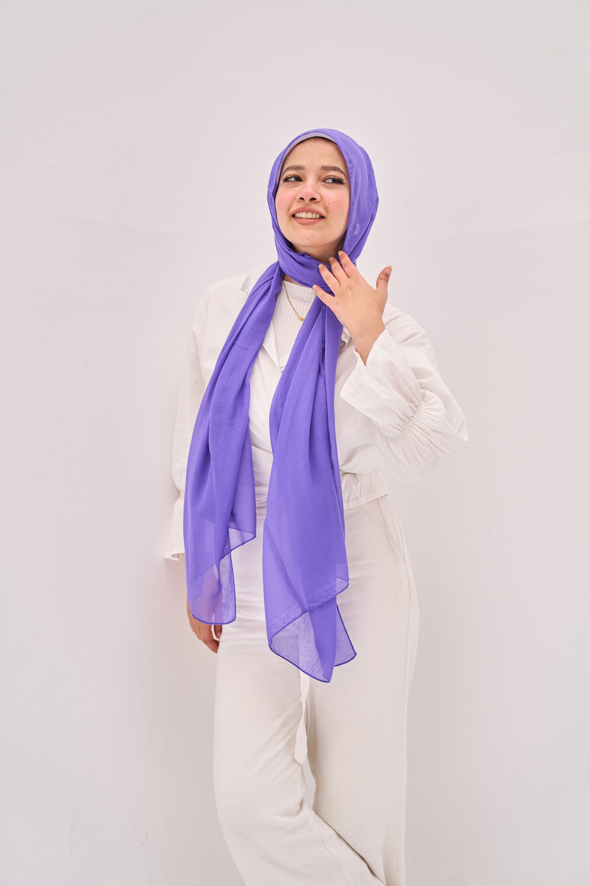 Purple Elegance Hijab