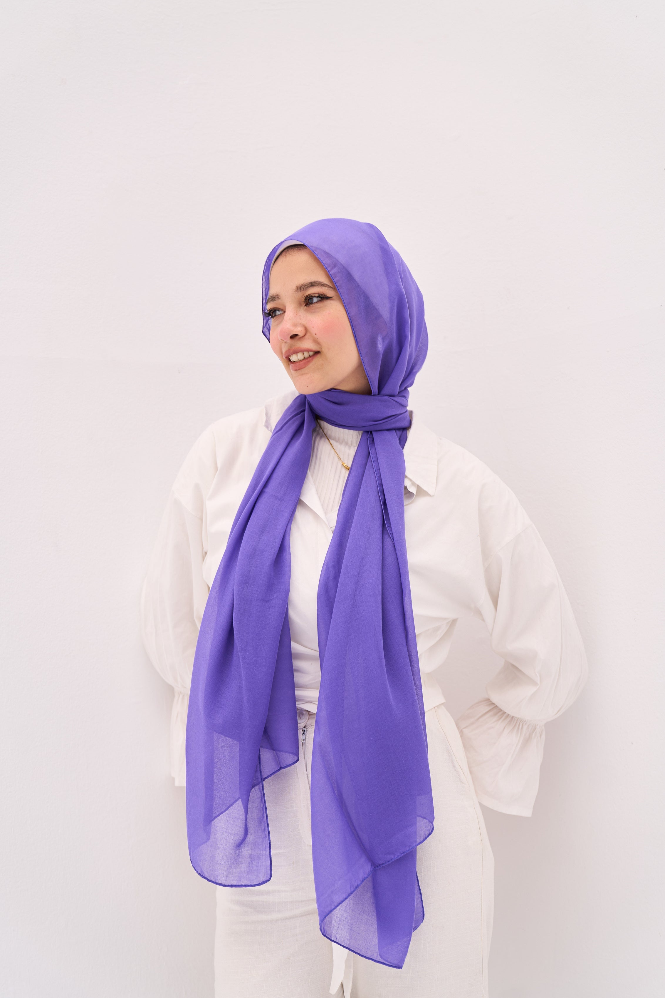 Purple Elegance Hijab