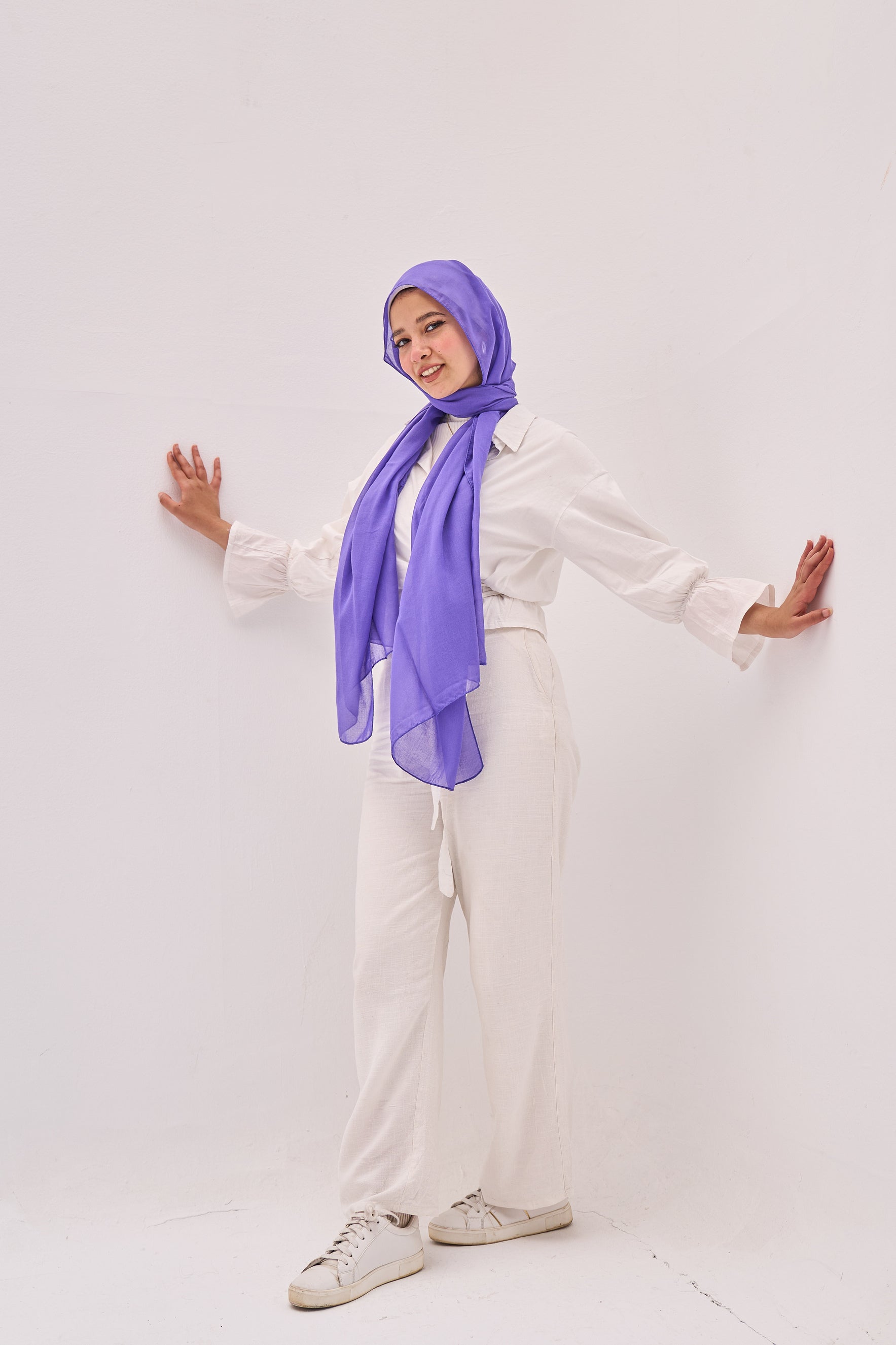 Purple Elegance Hijab