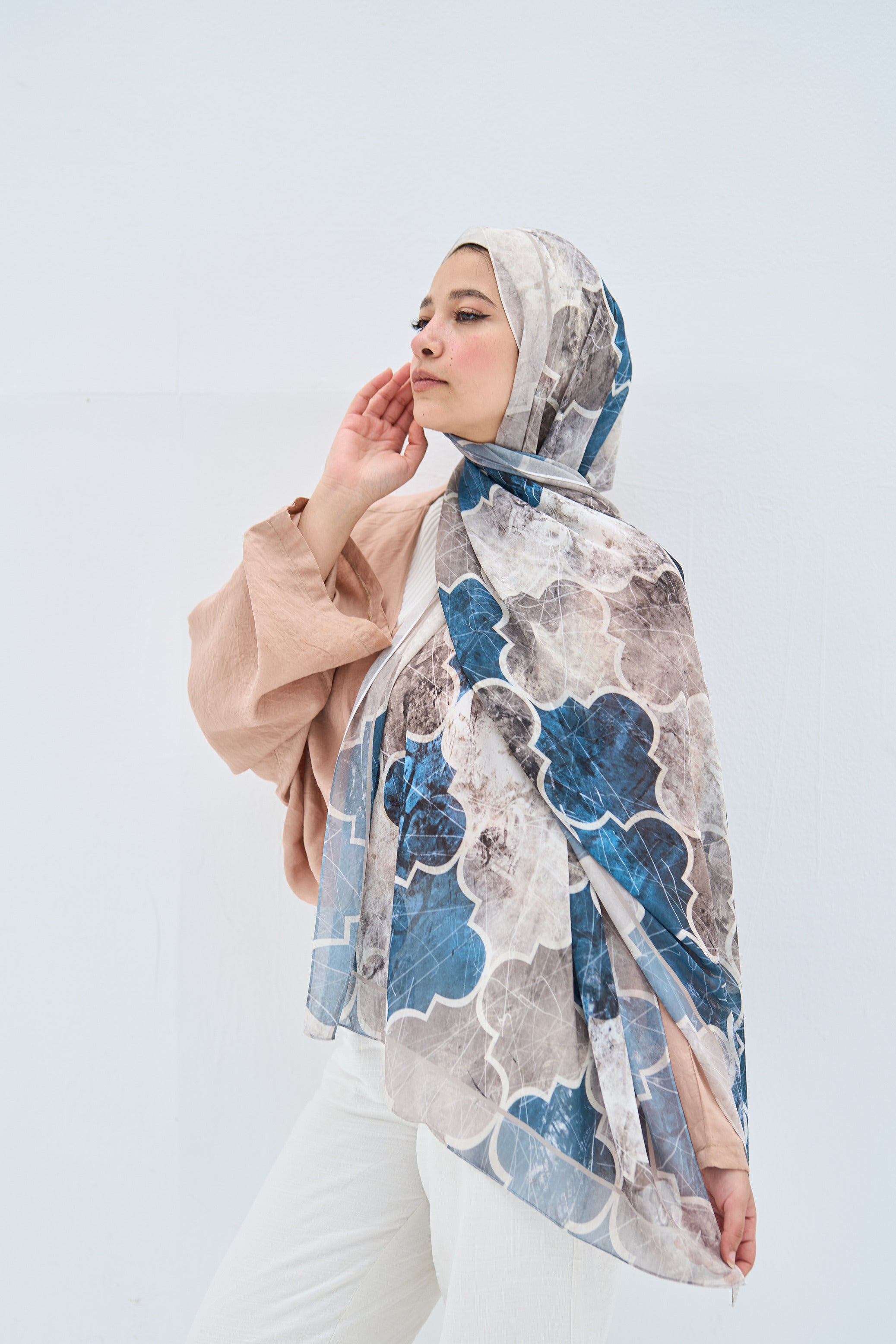 Dusk Blue Hijab