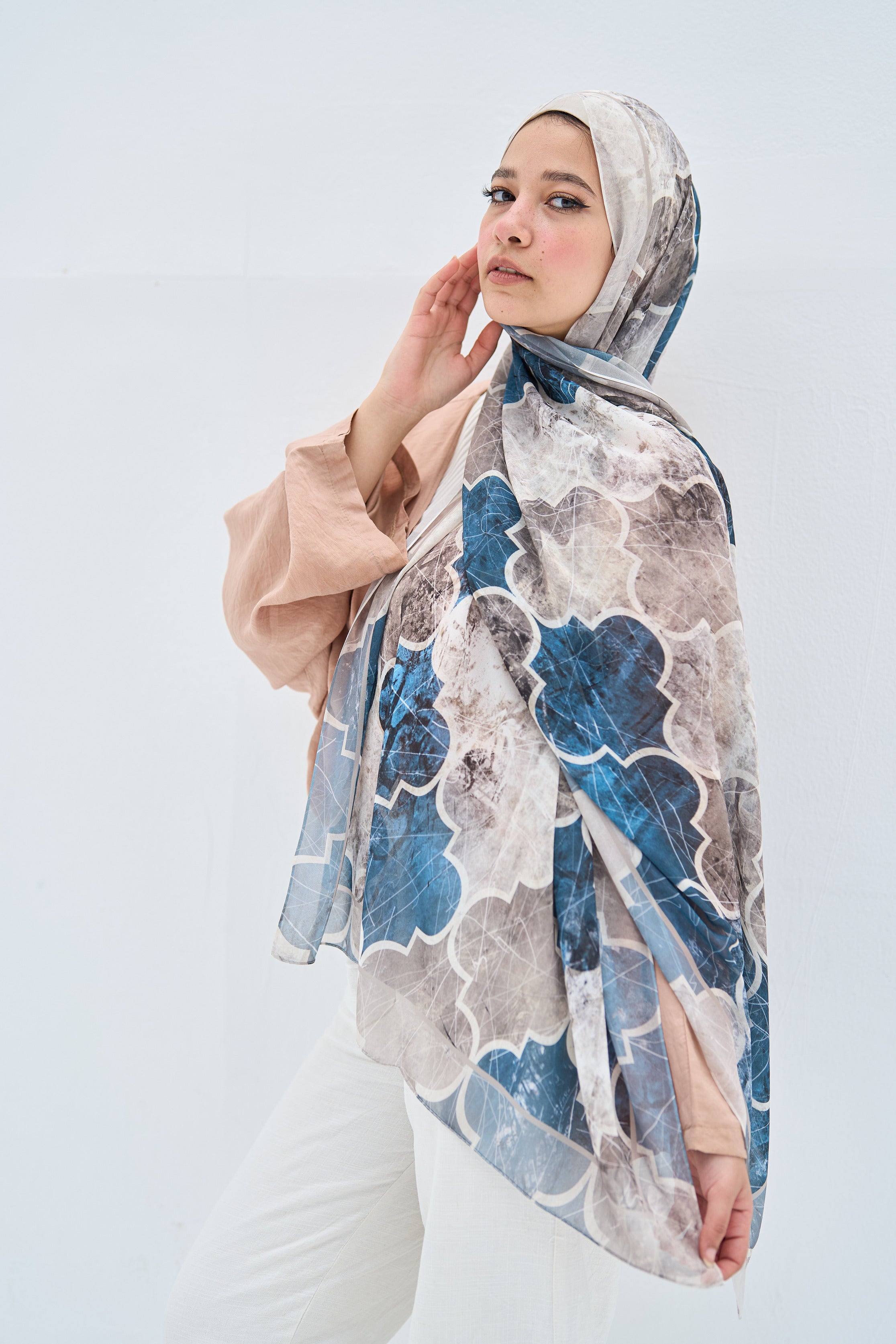 Dusk Blue Hijab