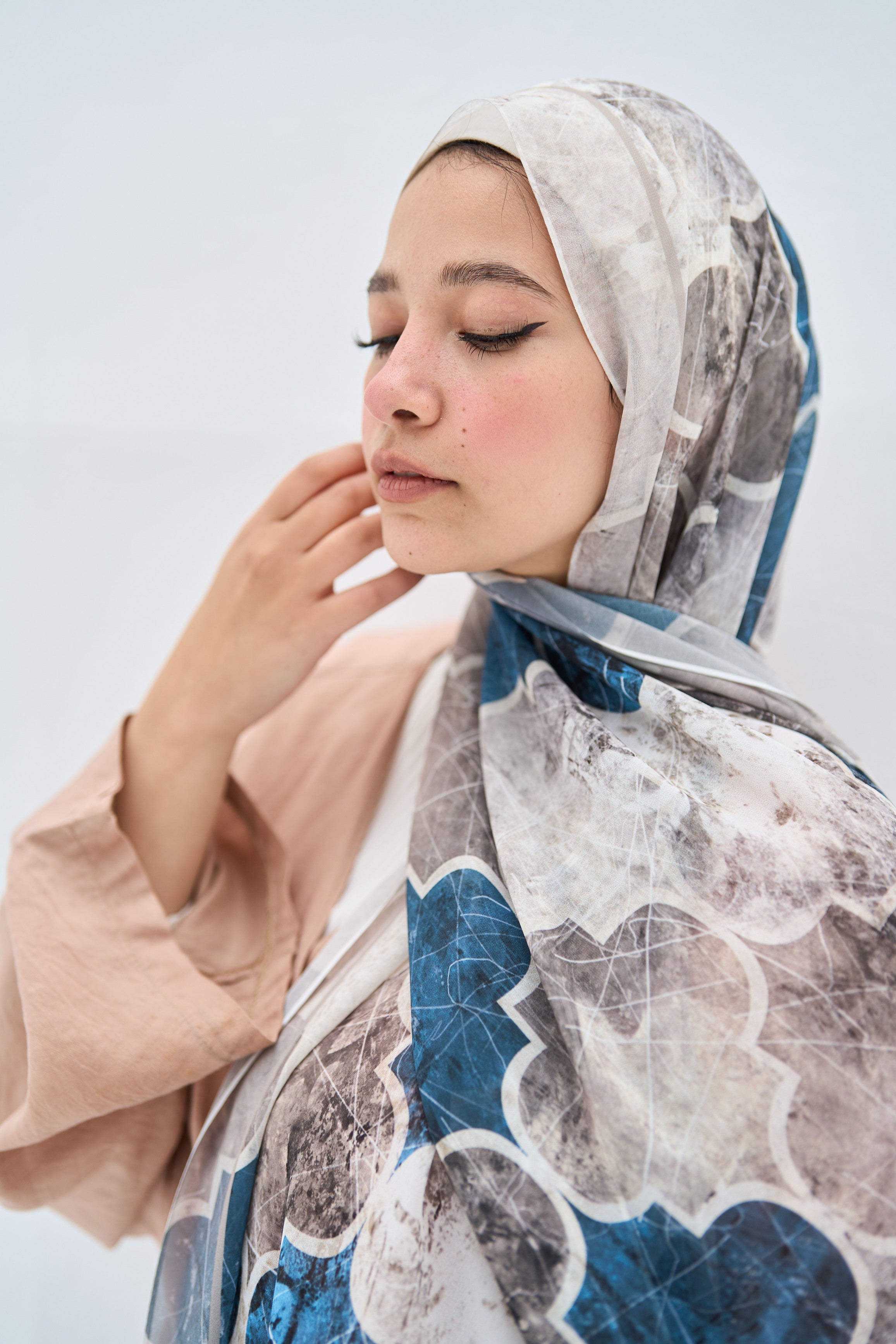 Dusk Blue Hijab