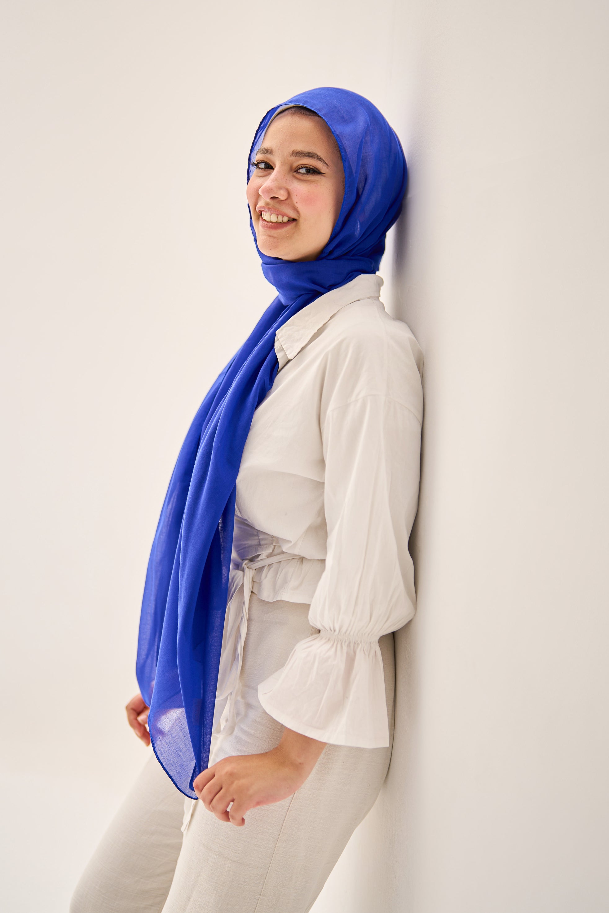 Blue Orchid Hijab