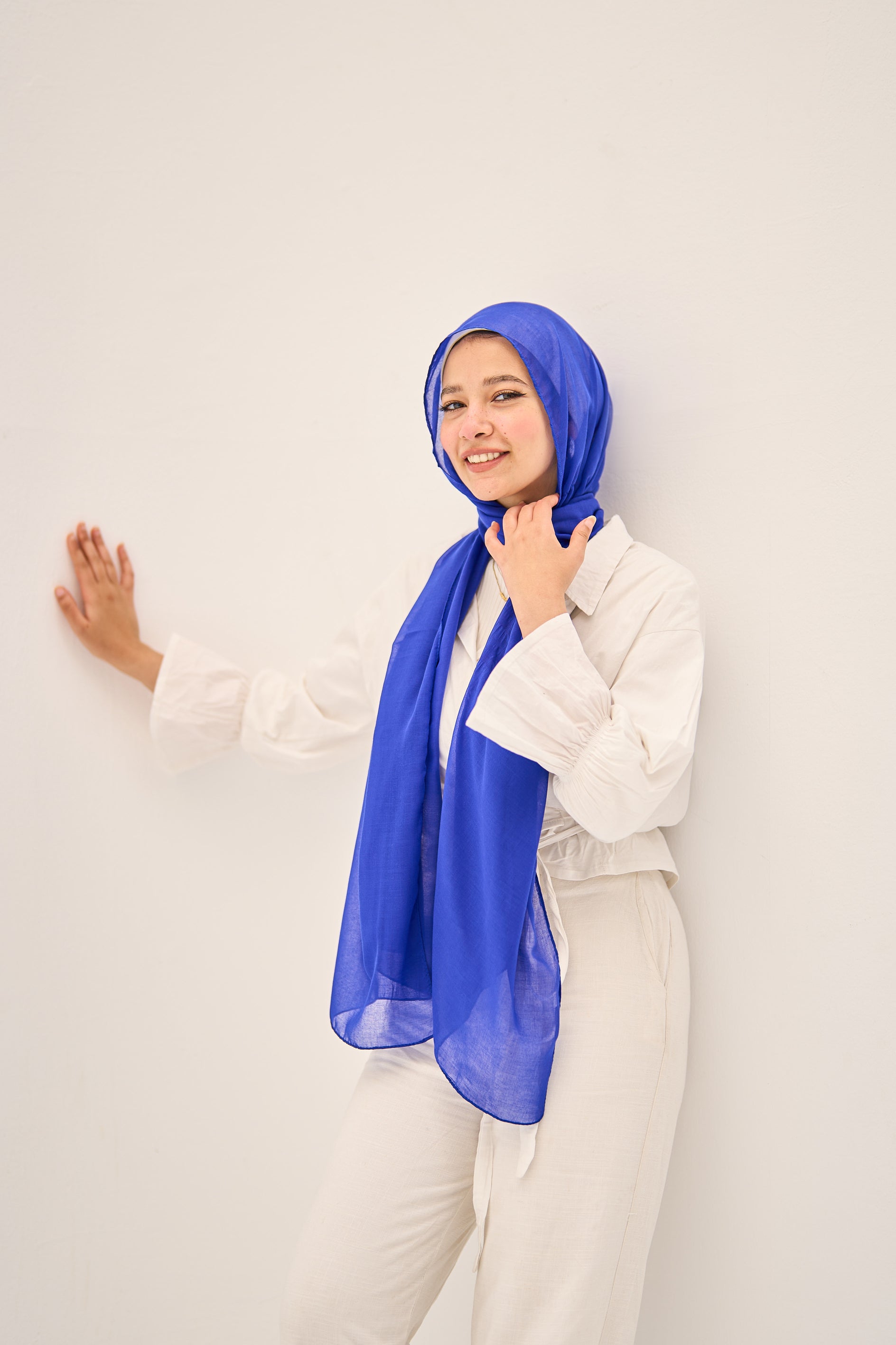 Blue Orchid Hijab