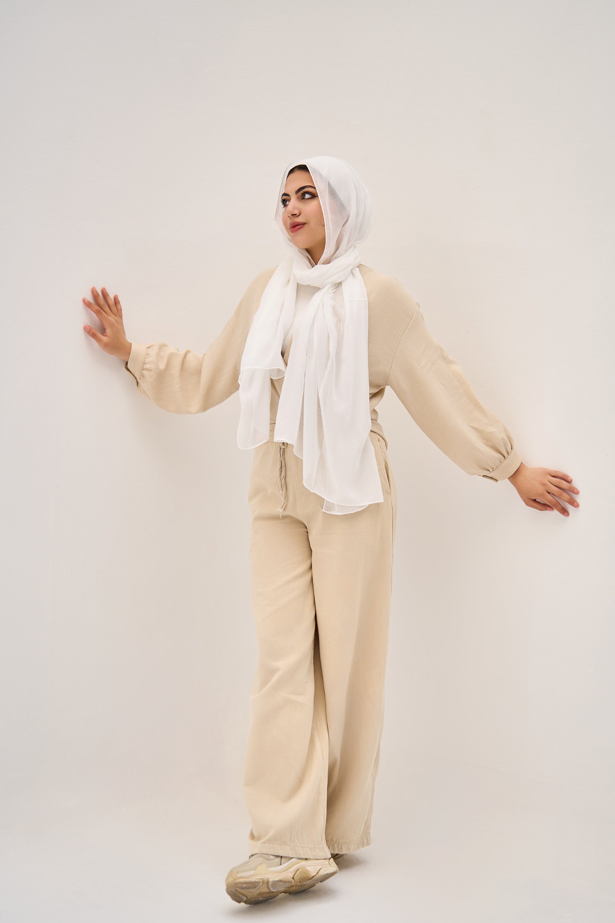 WHITE Elegance Hijab