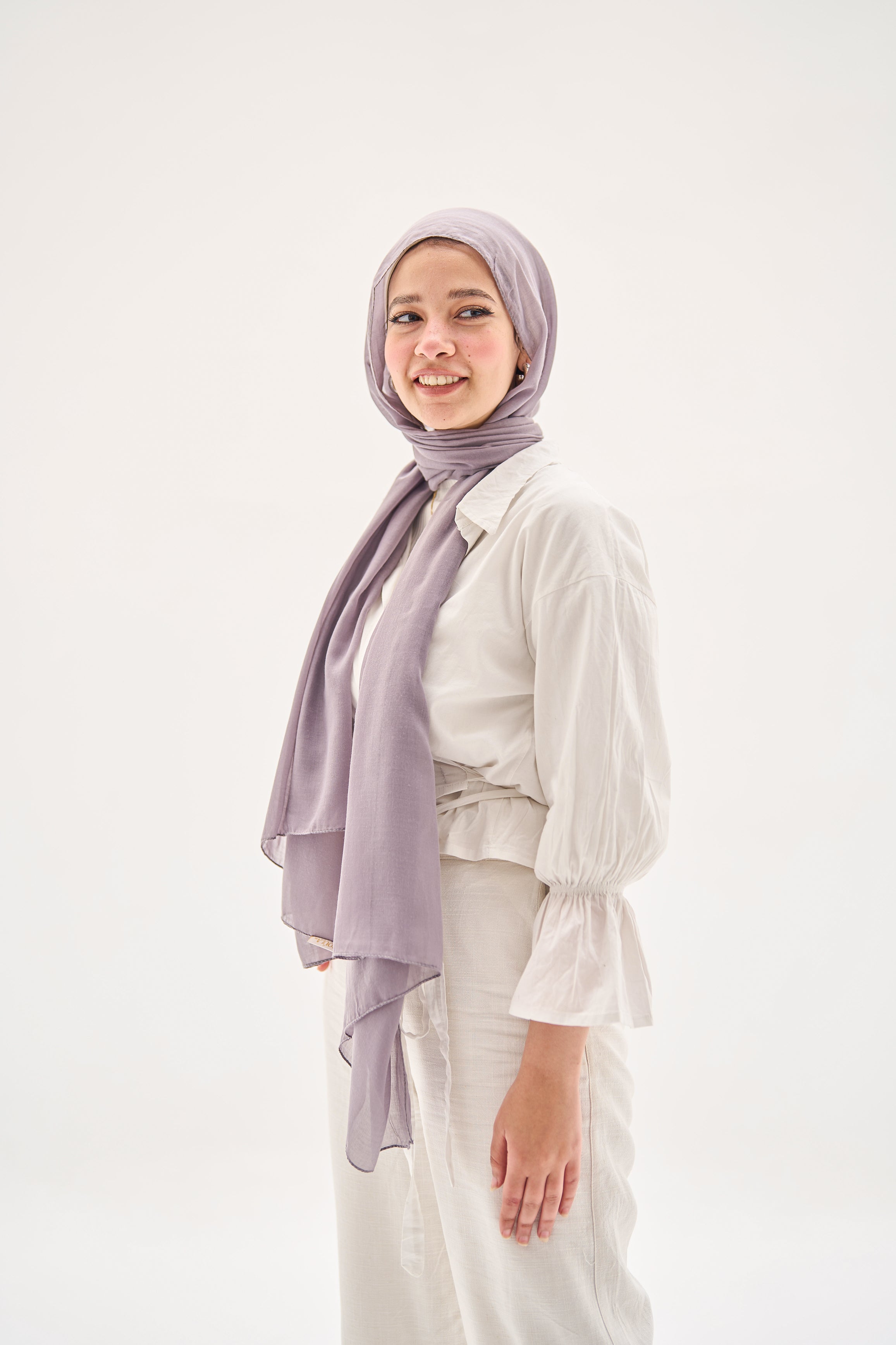 Violet Elegance Hijab