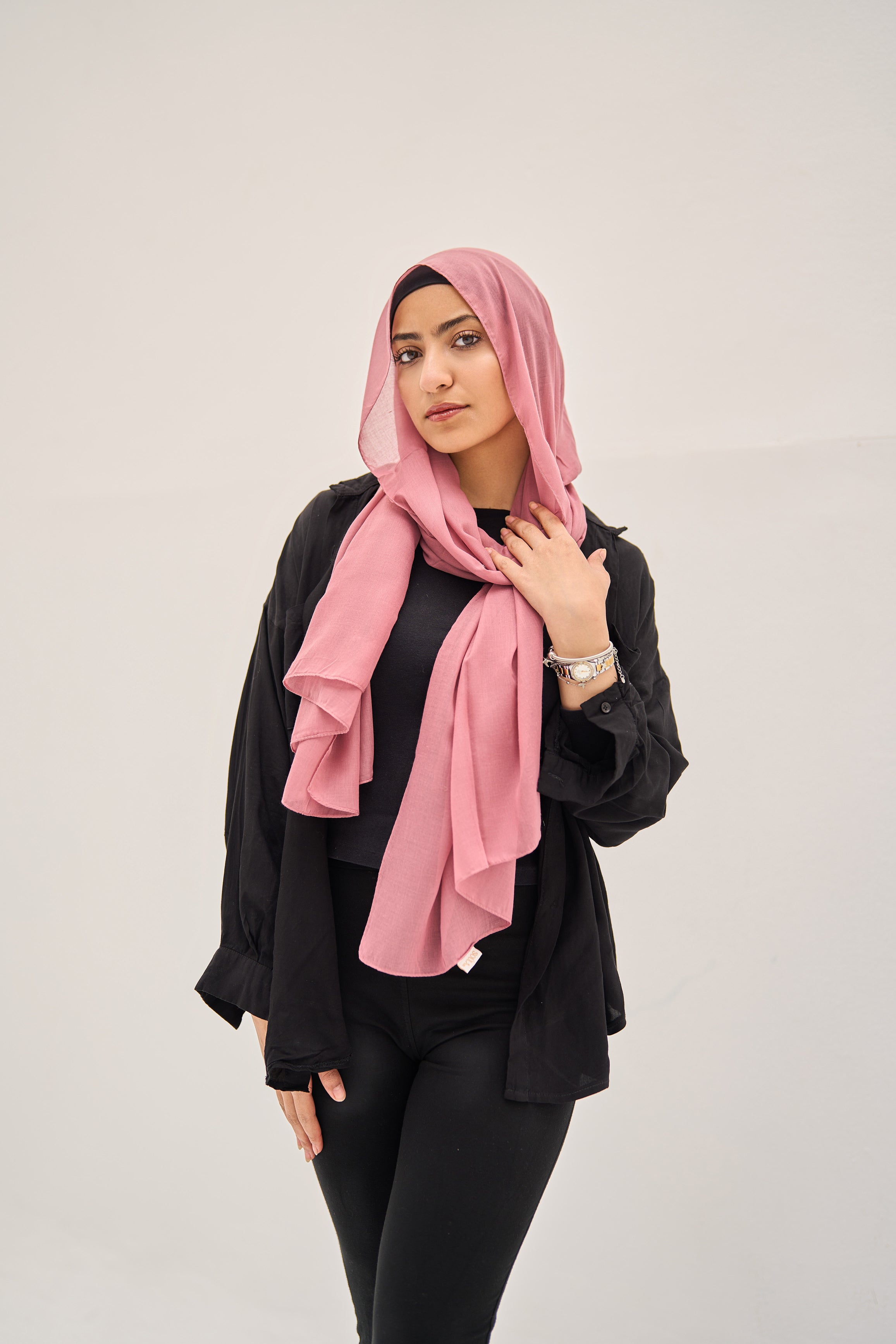 Rose Cotton Hijab