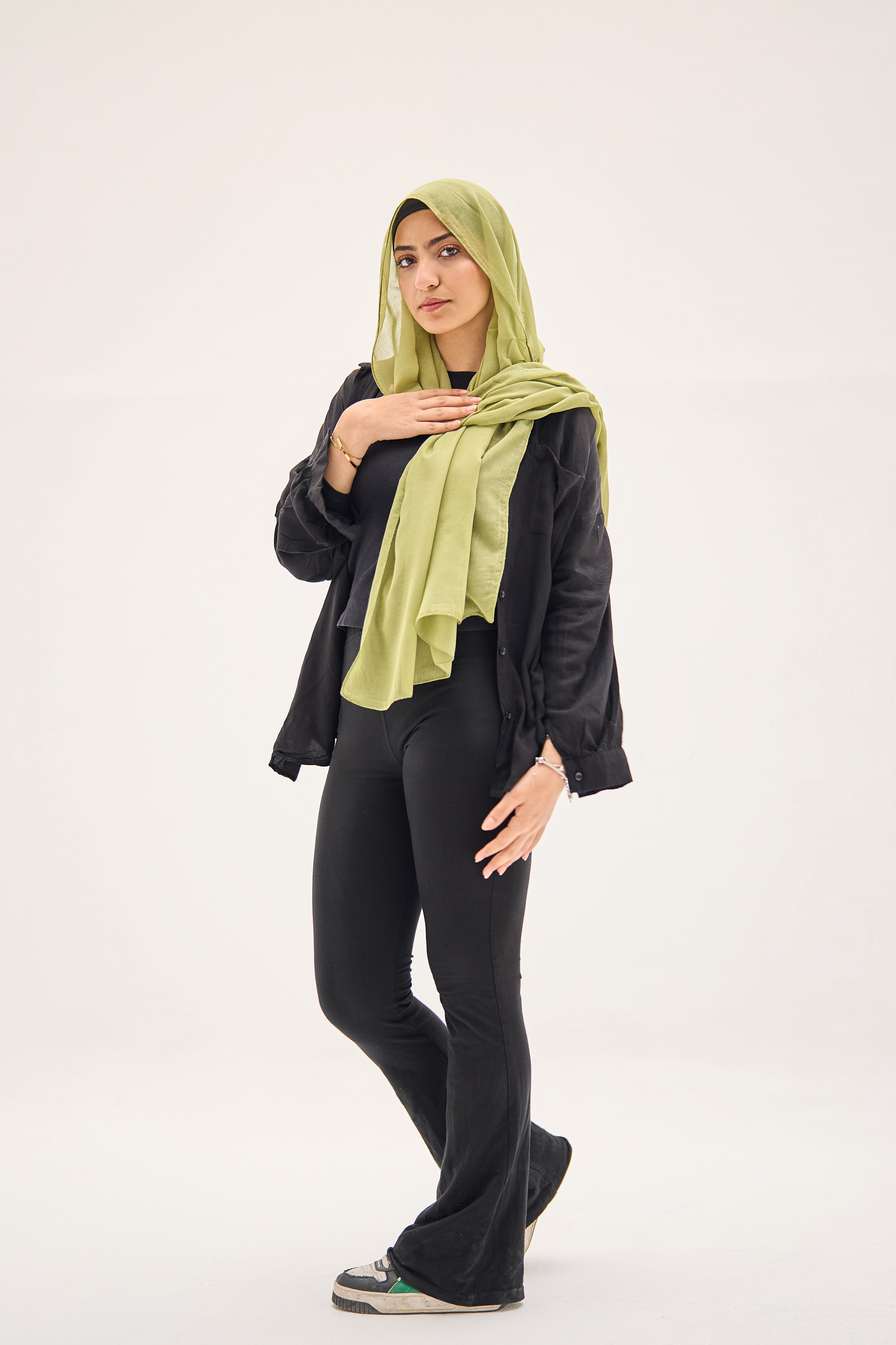 Forest Envy Cotton Hijab