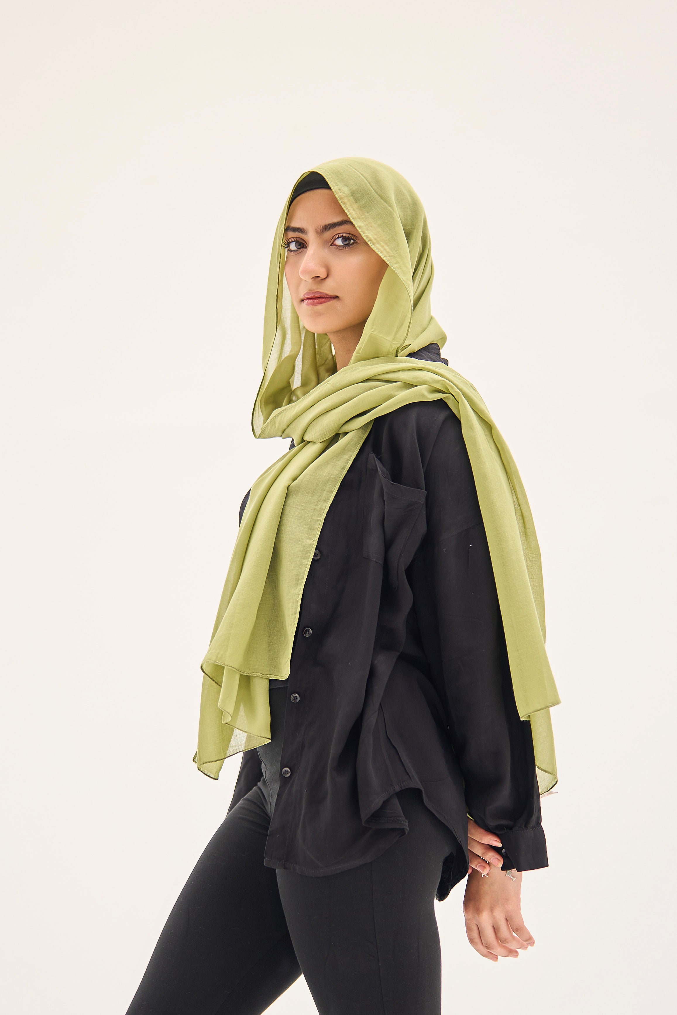 Forest Envy Cotton Hijab