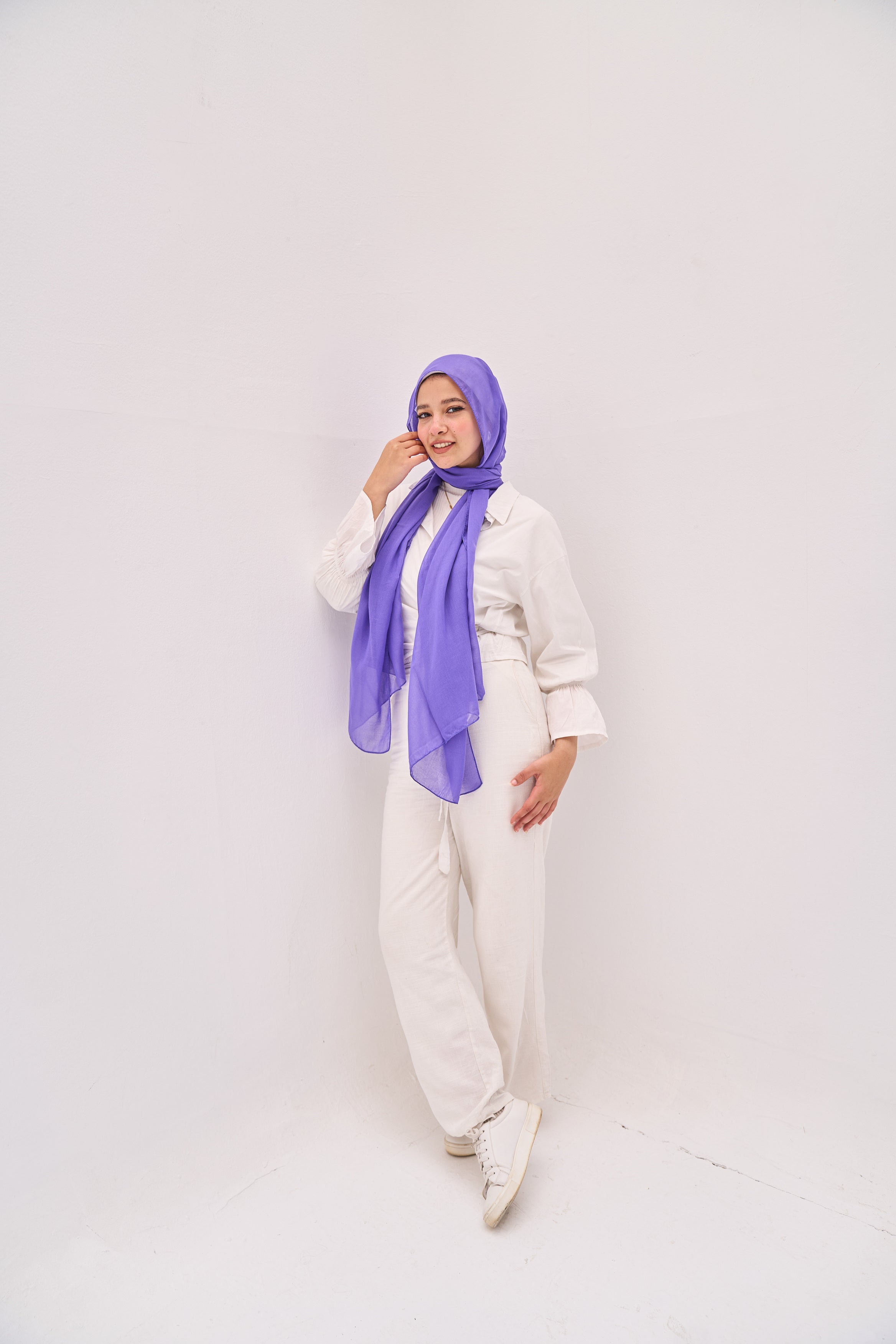 Purple Elegance Hijab