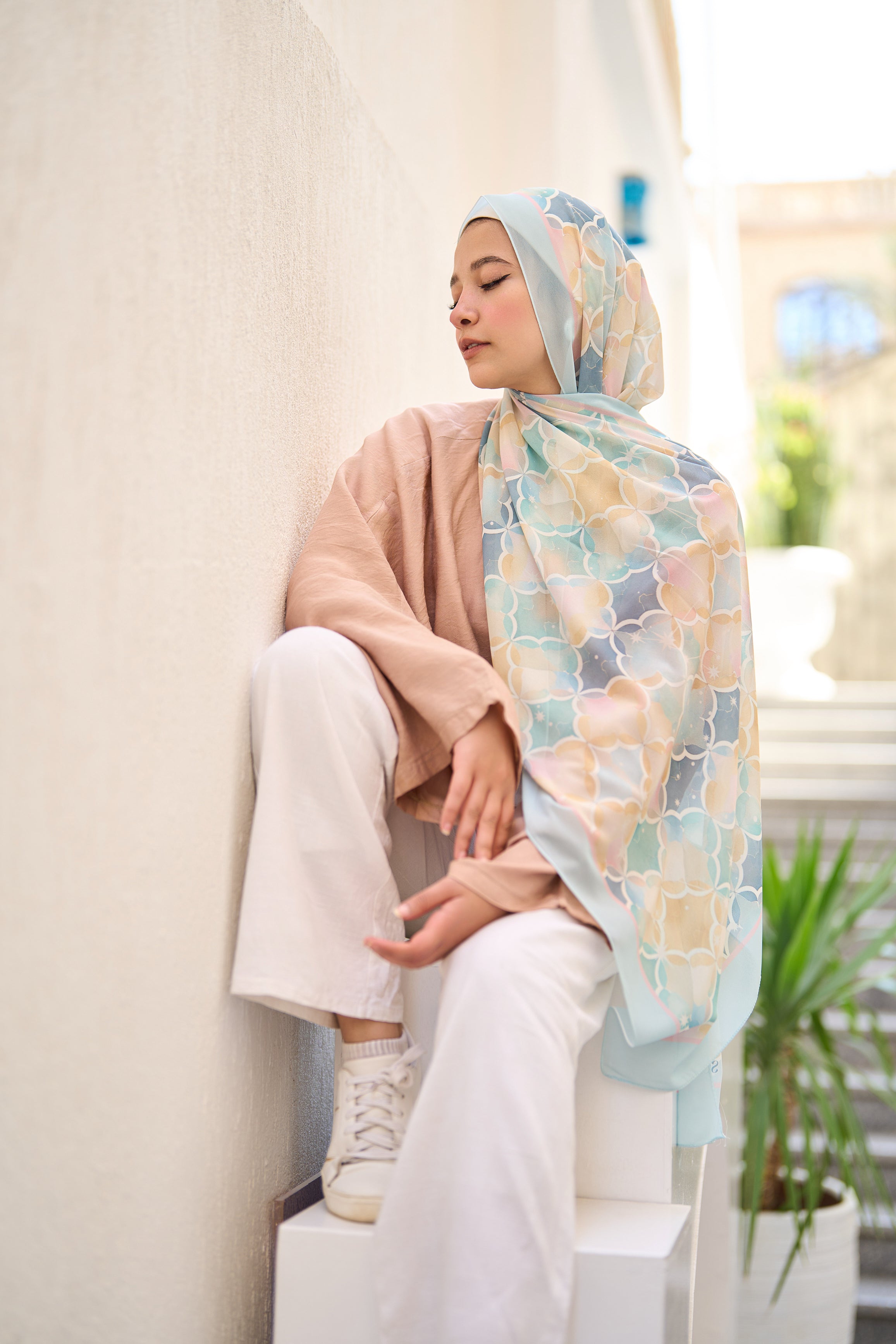 Tranquil Tones Hijab