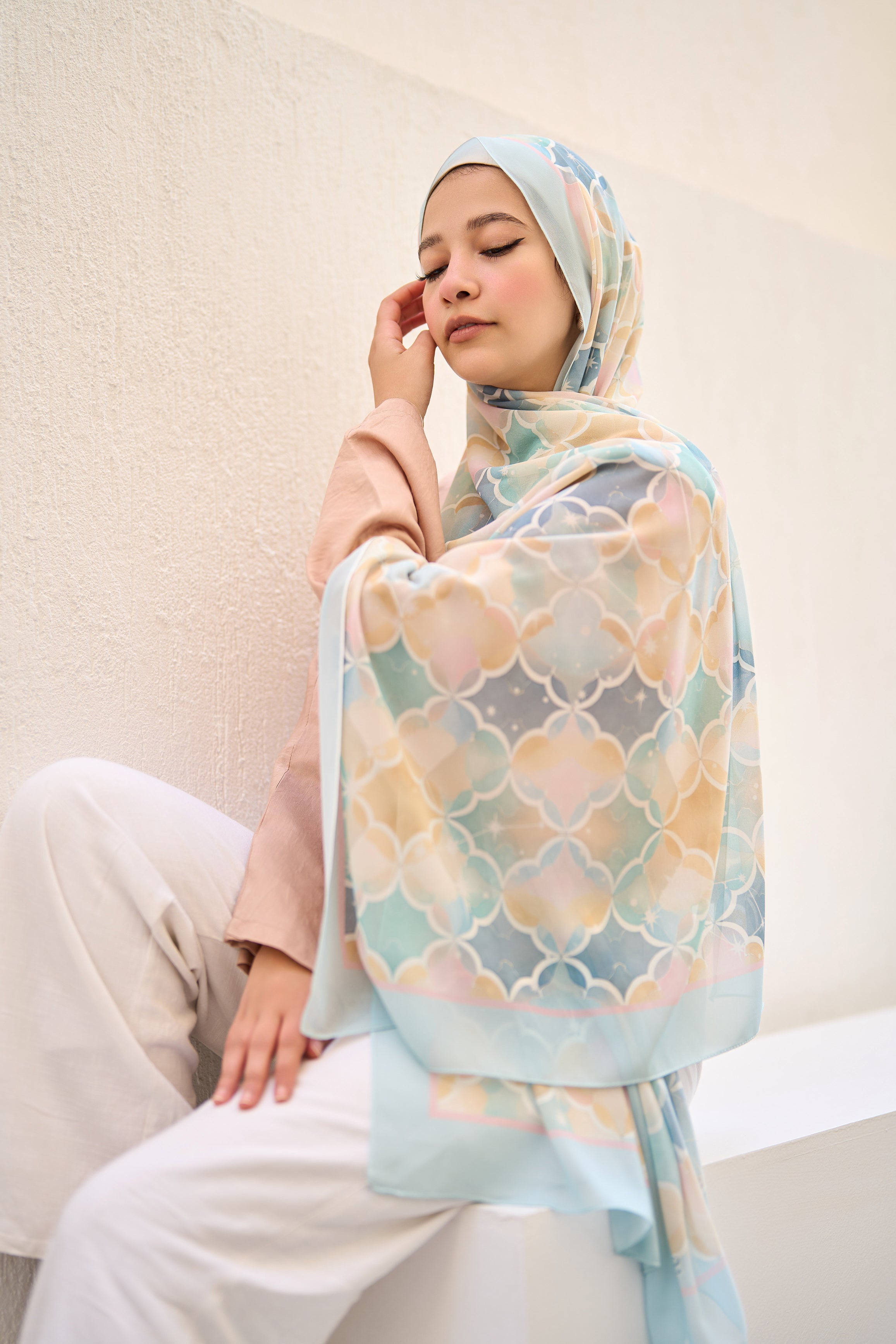 Tranquil Tones Hijab