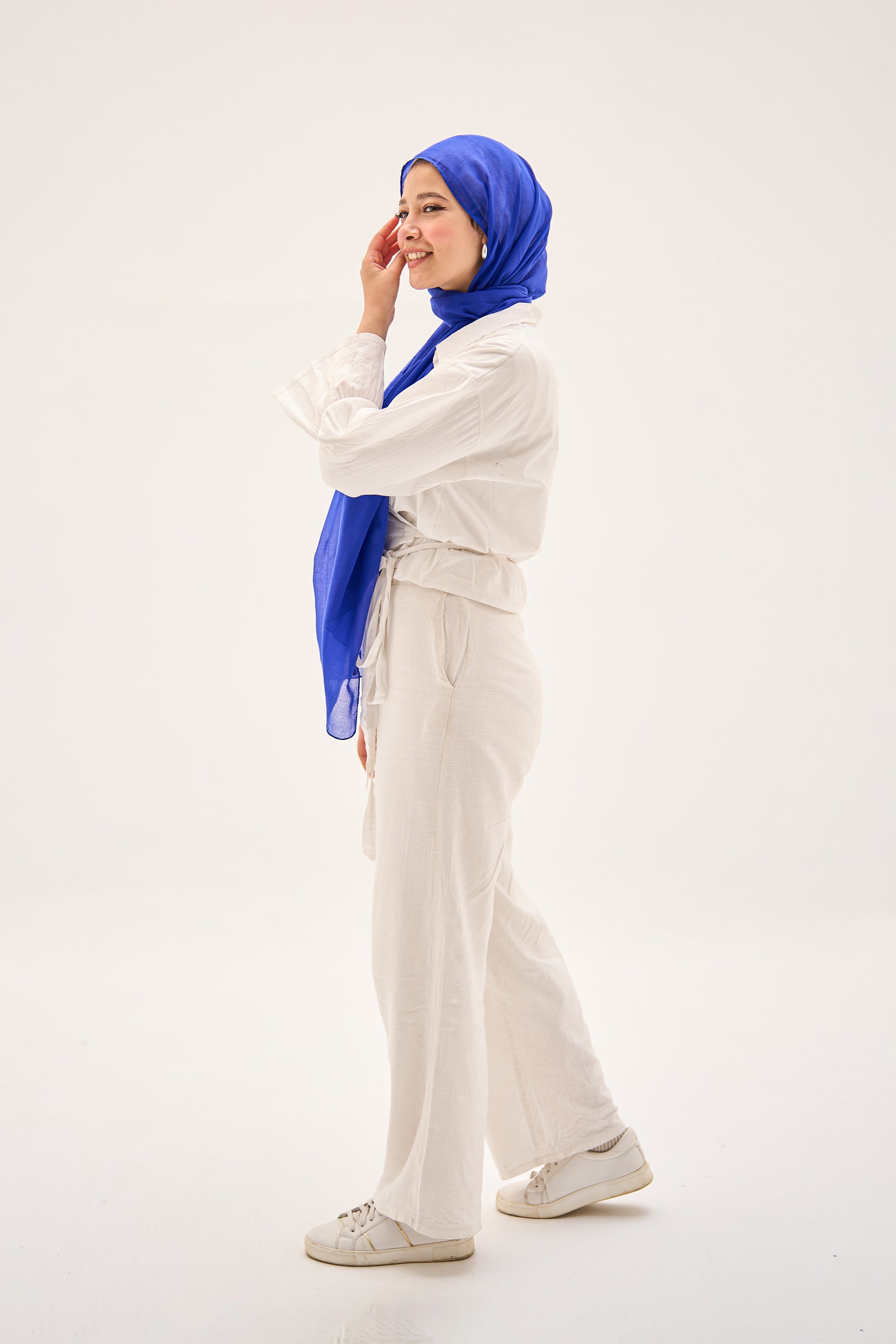 Blue Orchid Hijab
