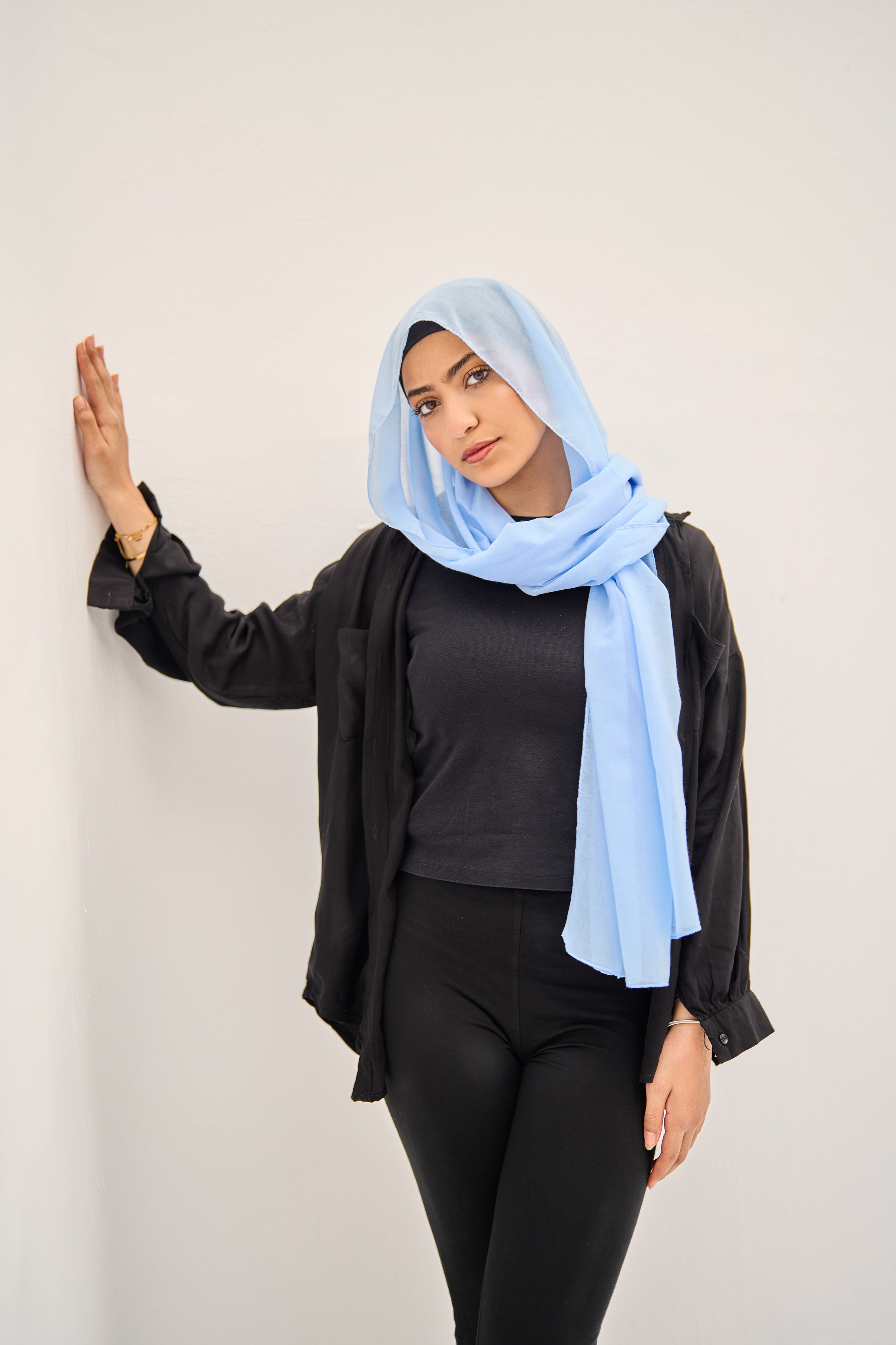 Sky Blue Elegance Hijab