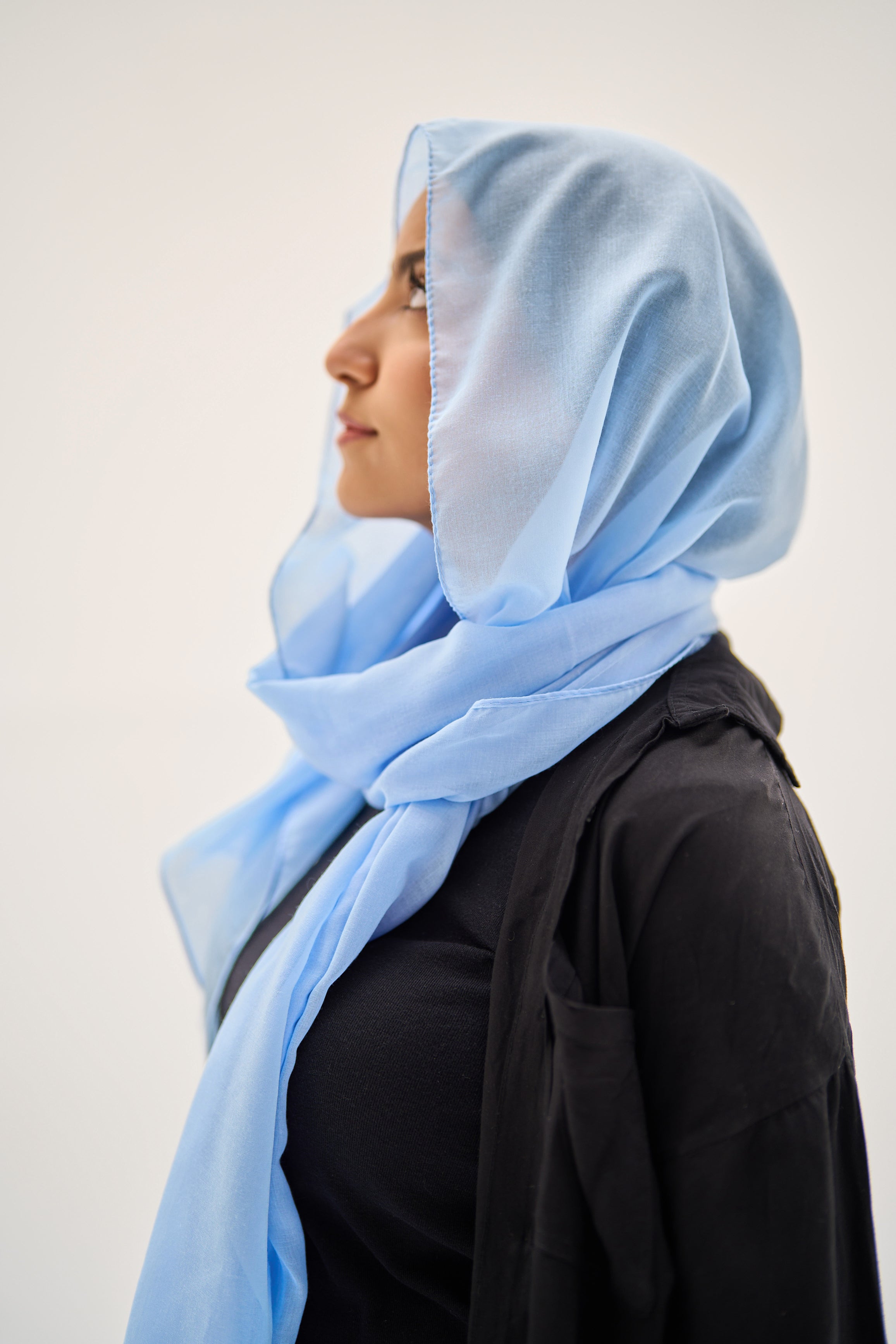 Sky Blue Elegance Hijab