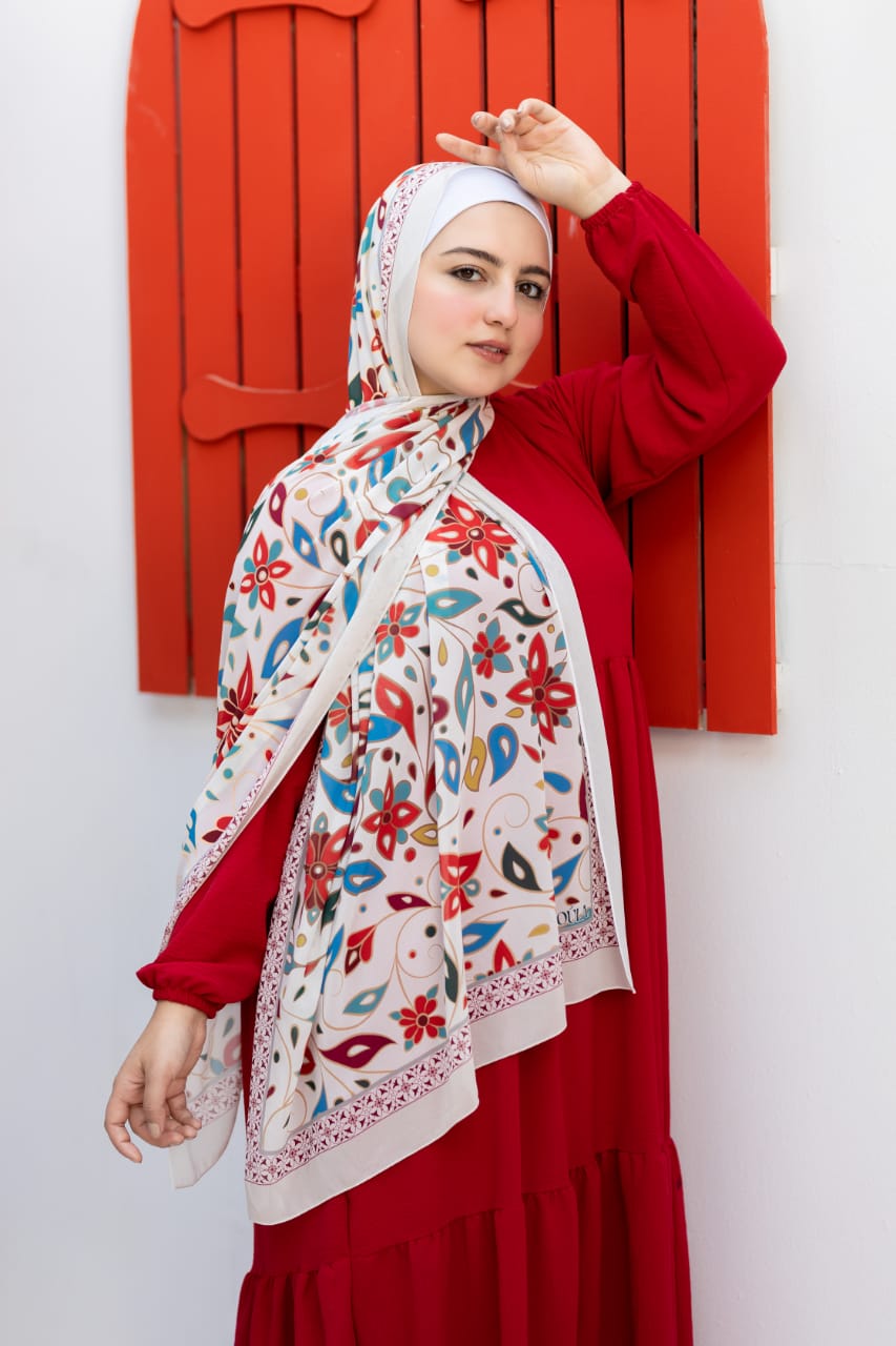 NATURE-INSPIRED HIJAB SCARF